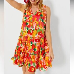 Tuckernuck Pomander Place Magnolia‎ Watercolor Floral Mini Dress